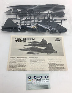Testors Northrop F-5A Freedom Fighter 1:72 Scale Model Kit - NO BOX
