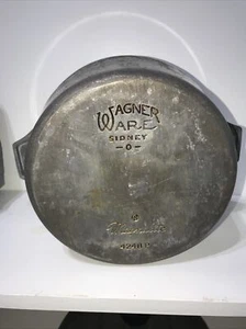 Wagner Ware Sidney-O Magnalite 4248-P Horno Holandés Tostador con Tapa Olla Sartén Redonda 4QT - Imagen 1 de 10