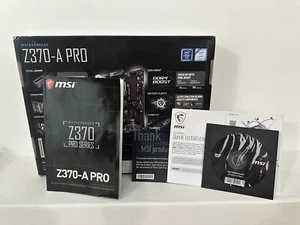 CPU intel i5 9600k + MOTHERBOARD Msi z370-a pro + RAM 16GB ddr4 3600Mhz G.Skill - Imagen 1 de 7