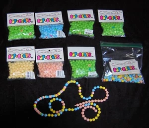 NEW Vintage Pop Beads Huge Lot + Spacers  Interpro Inc Necklaces 70s 80s #27 - Picture 1 of 2