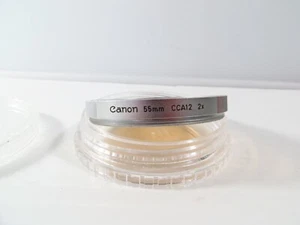 Canon Brand 55mm Screw-in CCA12 AMBER Filter GENUINE ORIGINAL, FREE 2-3 Day Ship - Picture 1 of 3