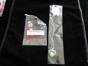  Betty Boop Stocking Filler Patch and  Necklace And Earrings - Picture 1 of 5