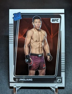 Li Jingliang Base Rated Rookie Card RC 2022 Donruss Optic UFC #113 - Image 1 of 2