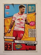 DOMINIK SZOBOSZLAI RB LEIPZIG BUNDESLIGA FOOTBALL TOPS MATCH ATTAX TRADING CARD