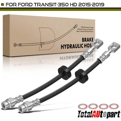 Manguera hidráulica de freno exterior trasera izquierda y derecha 2 piezas para Ford Transit-350 HD 15-19 Foto 1 de 4