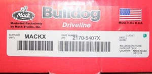 Bulldog Mack Universal Joint 2170-5407X - Picture 1 of 1
