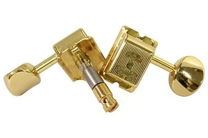 Gotoh SD91 Verriegelungsadj. höhenstimmgerät 6-inline gold mit goldenen Knopfknöpfen - Bild 1 von 4