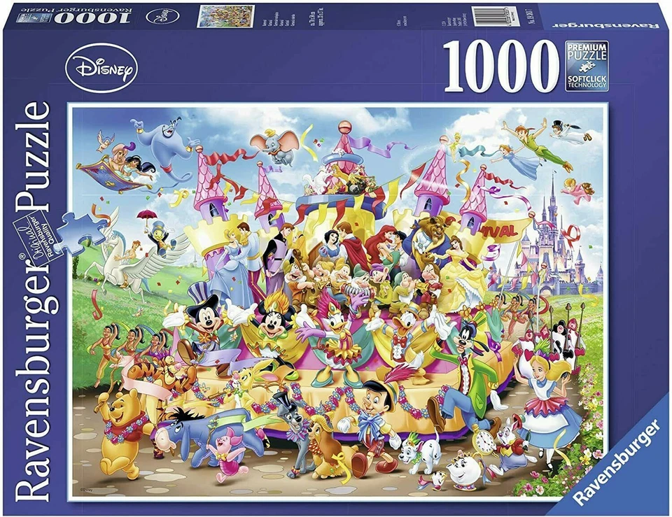 Puzzle 1000 Disney - Carnevale Variopinto by Ravensburger