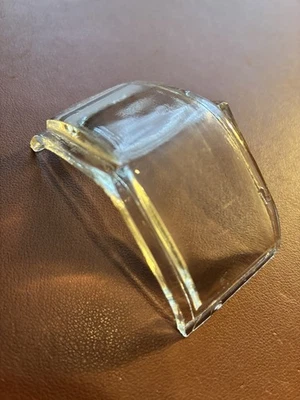 Lente de licença de vidro vintage 1920 1929 1930 Graham Paige lanterna traseira de carro - Imagem 1 de 4