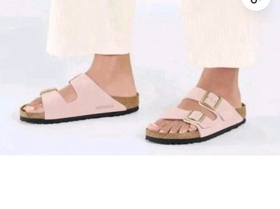 Birkenstock Arizona Bs Light Rose Suede Color Size 38 L7M5.  - Image 1 of 4