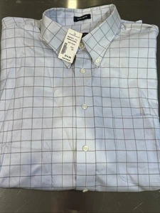 JOSEPH & FEISS 100% COTTON BROWN MEN'S DRESS SHIRT SIZE 2X NWT - Picture 1 of 5