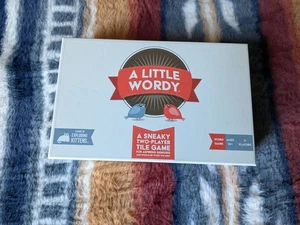 A Little Wordy Game by Exploding Kittens - 2 Player Tike and Card Game VG+/NM - Picture 1 of 3