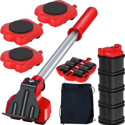 Furniture Lift Mover Tool Set, 14pcs Heavy Duty Lifter & Mover Sliders with 3... - Image 1 of 4