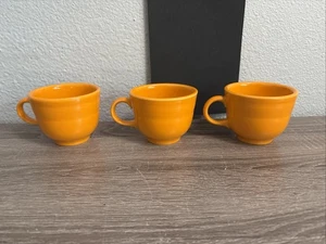 Juego de 3 tazas de té clásicas Fiestaware caramelo naranja - Imagen 1 de 4