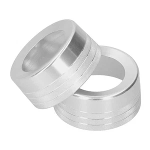 2 Stück Klimaanlagen-Schalterknopfverkleidung Aus Aluminiumlegierung Für - Bild 1 von 22