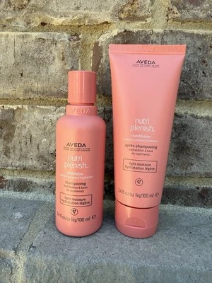 Aveda Nutriplenish Hydrating Hair Shampoo & Conditioner LIGHT Moisture 3.4 oz ea - Image 1 of 2