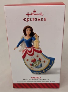 Hallmark Andenken Ornament 2014 "Engel um die Welt "Amerika" - Bild 1 von 8