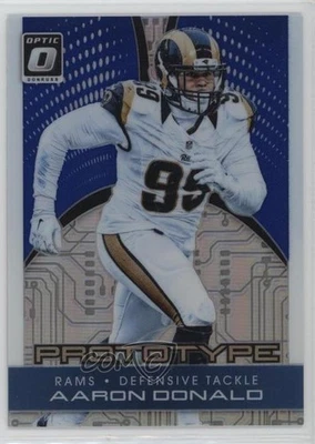 2016 Donruss Optic Prototype Blue /149 Aaron Donald #23 - Image 1 of 2