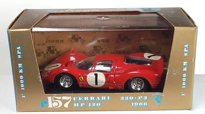 Brumm R157 Ferrari 330 P3 1966 red #1 1000KM SPA  1/43 - Image 1 of 2