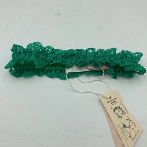 We Are HAH | Free People| One And Done Garter In Emerald  | OS | NWT - Picture 1 of 14