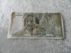 Ancien billet essai / échantillon 100 Francs Honoré de Balzac - Imagen 1 de 2