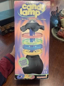 1990s Can You Imagine Black Light Candy Lamp Ring Light With 8 Rings 11” NOS - Picture 1 of 9