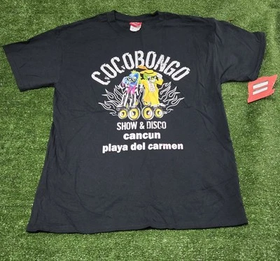 Nueva Camiseta Con Etiqueta Vintage Coco Bongo Cancún Talla G (Grande) La Máscara Foto 1 de 4
