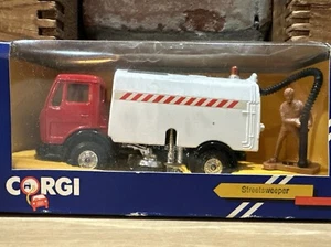 1984 Corgi Sweeper Truck 1/43 Faun Streetsweeper Boxed Original Packaging. - Picture 1 of 6