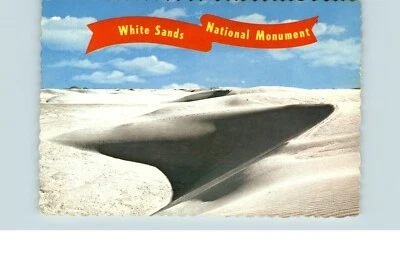 Vtg Postcard White Sands National Monument Near Alamogordo New Mexico  - Image 1 of 2