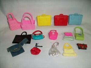 Lot of Barbie Accessories Small Parts Purse Luggage 