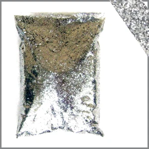 15oz Chrome Silver Metal Flake .025" Large Paint Additive Metallic Flake (444ml) - Picture 1 of 6