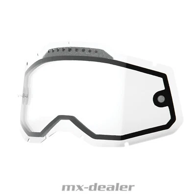 100% Ersatzglas Generation2 Enduro Doppel Brillenglas Strata2 Accuri2 Racecraft