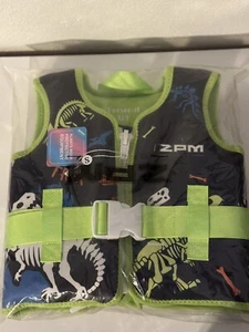 2PM SPORTS Kleinkind Schwimmweste für S / 2-3 Jahre / 26-33lbs, grün Dinosaurier  - Bild 1 von 2