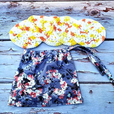 Set of Five Crochet Face Scrubbies Eco Friendly, Makeup Pads Reusables - Image 1 of 4