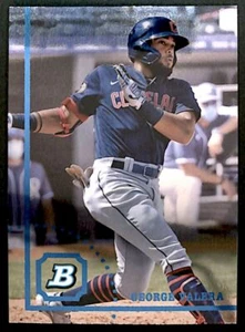 2022 Bowman Heritage Chrome Prospects #BHPC-96 George Valera Cleveland Guardians - Picture 1 of 2