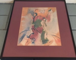 Fabulous D L Powell Expressionism Whimsical Clown. W/ Exquisite Coloration. - Picture 1 of 4
