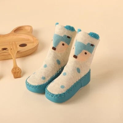 Lindos zapatos para niños y niños a juego de colores muñeca suela suave niño piso zapatilla Foto 1 de 4