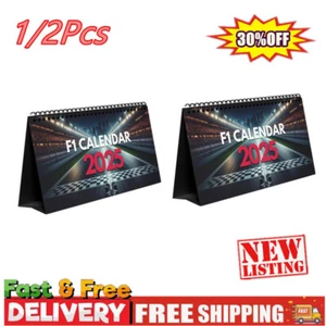 1/2Pcs F1 Calendar 2025 with Race Track for Fans and Motorsport Enthusiasts Nice - Picture 1 of 11