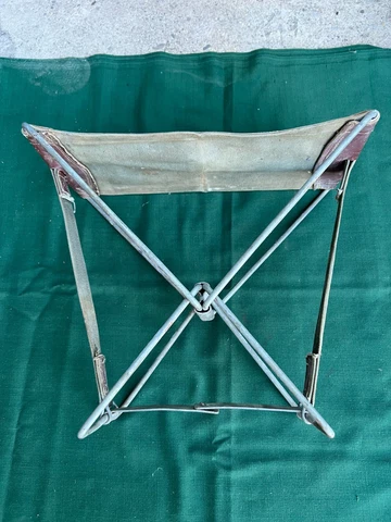Vintage antique folding hunting chair Cover