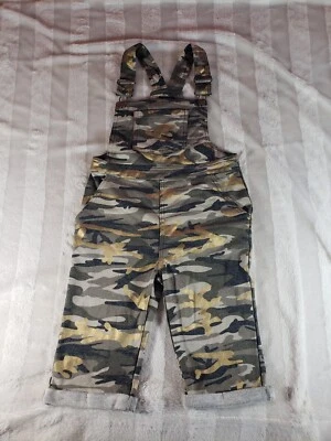 Mono Kidpik Niñas Camuflaje Verde Dorado 10 M Crop Capri Dobladillo Enrollado Ajustable Foto 1 de 4