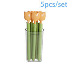 5pcs/set Tulip Shaped Bag Clips Portable Food Snack Bread Plastic Sealing Cli wi