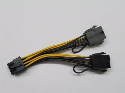 NEW NVIDIA Dual 8 to 8 Graphics Power Cable Tesla K80 M60 M40 P100 - Image 1 of 4