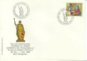 FDC Sobre Primer día SUIZA Dia del Sello 1985 - Imagen 1 de 1