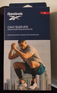 Reebok Small Black Calf Sleeves NIB - Picture 1 of 2