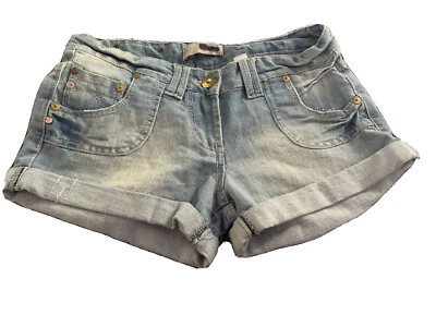 Ladies Papaya shorts demi zise 10  with  rhinestones - Image 1 of 4