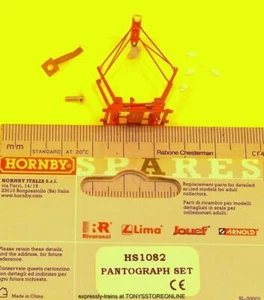 hornby international ho spare hs1082 1x pantograph set for RIVAROSSI hr2002 - Picture 1 of 1