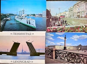 Leningrad Ansichtskartensatz UdSSR A4 Größe 1987 Atmosphäre Reisen - Bild 1 von 10