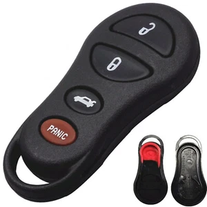 For Chrysler Jeep Dodge Stratus Intrepid 4 Buttons Remote Key Case Shell Fob - Picture 1 of 7