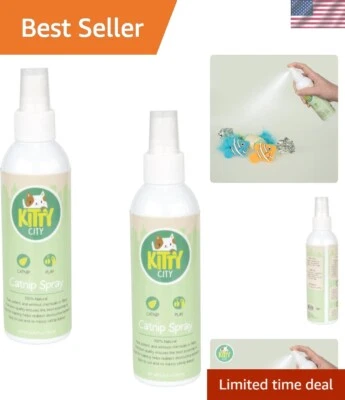 Premium Catnip Spray Set, 2 Bottles - Enhance Playtime and Training - Image 1 of 4