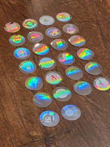 COMPLETE SET-1989 UPPER DECK BASEBALL TEAM LOGO STICKERS